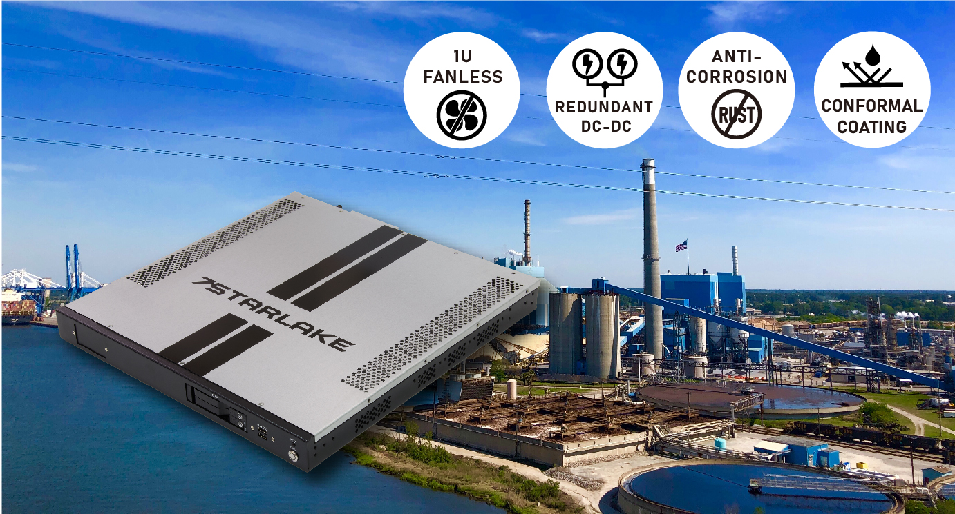 1U Fanless Redundant Server