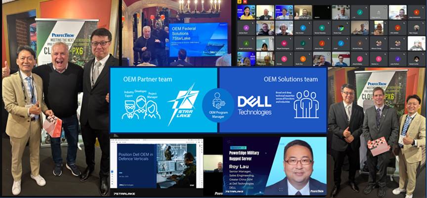 7STARLAKE Partnership with Dell Technologies for 1U 2U Military Servers
