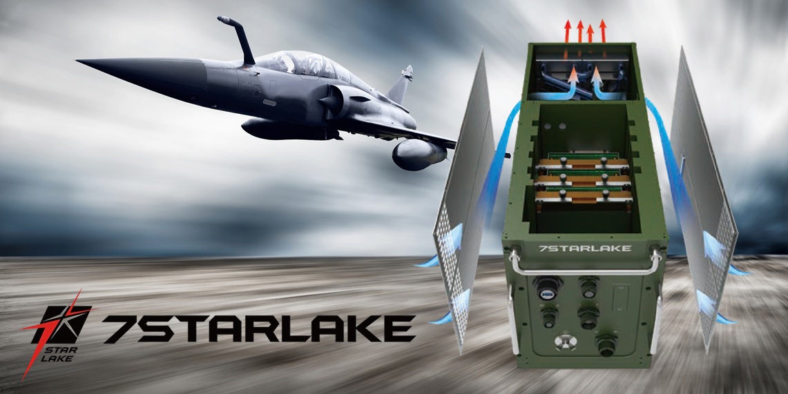 7Starlake 3U VPX Liquid Cooled ATR