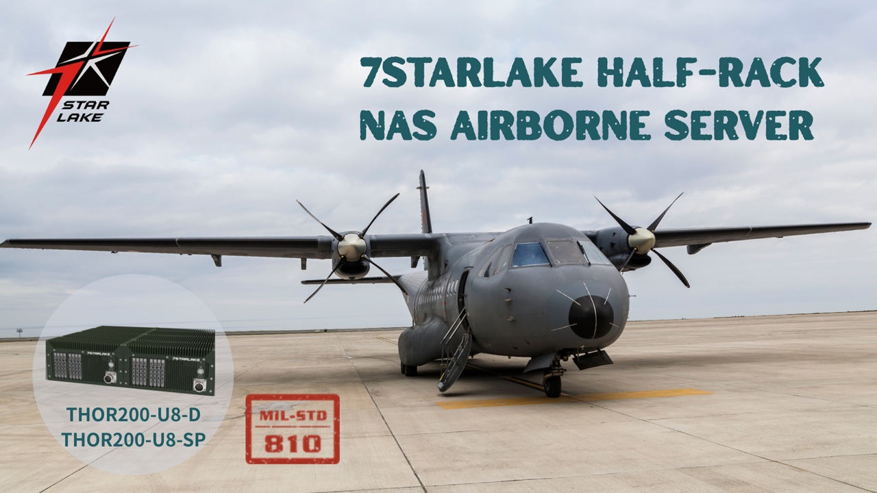 7STARLAKE THOR200-U8-D NAS Airborne Server for Defense and Aerospace