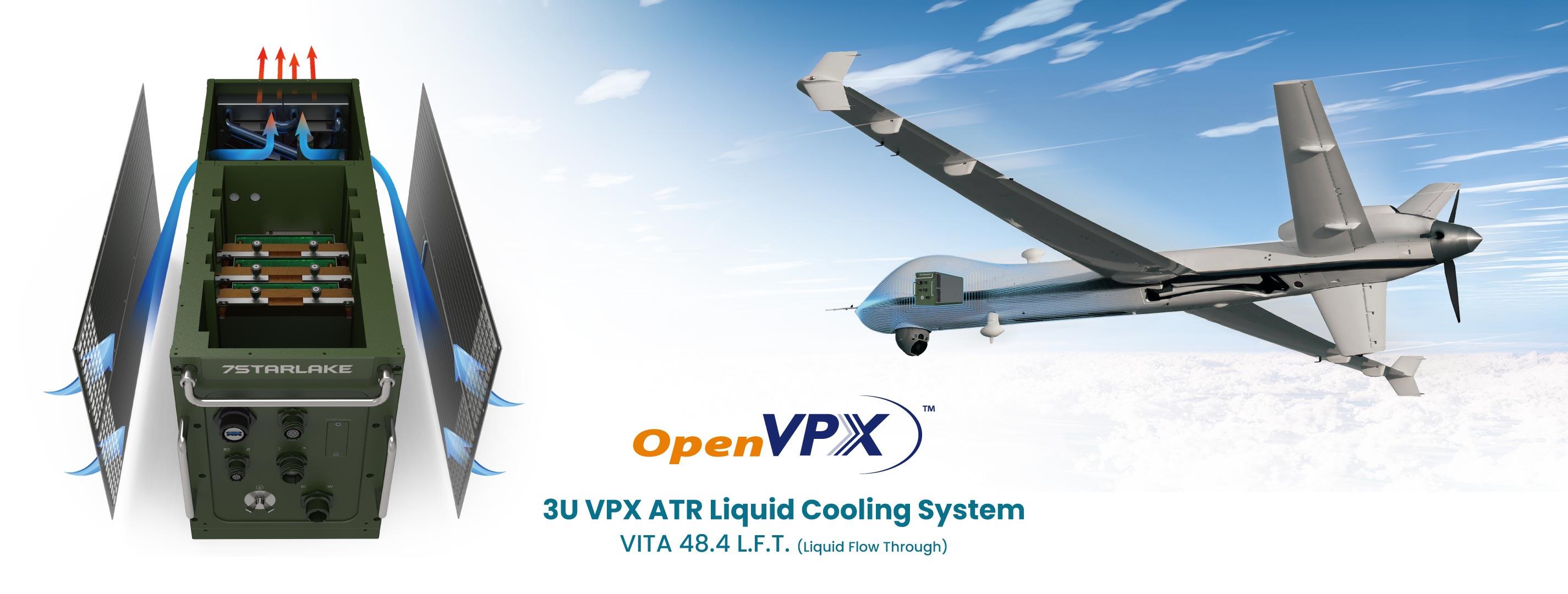7Starlake 3U VPX liquid Cooled ATR
