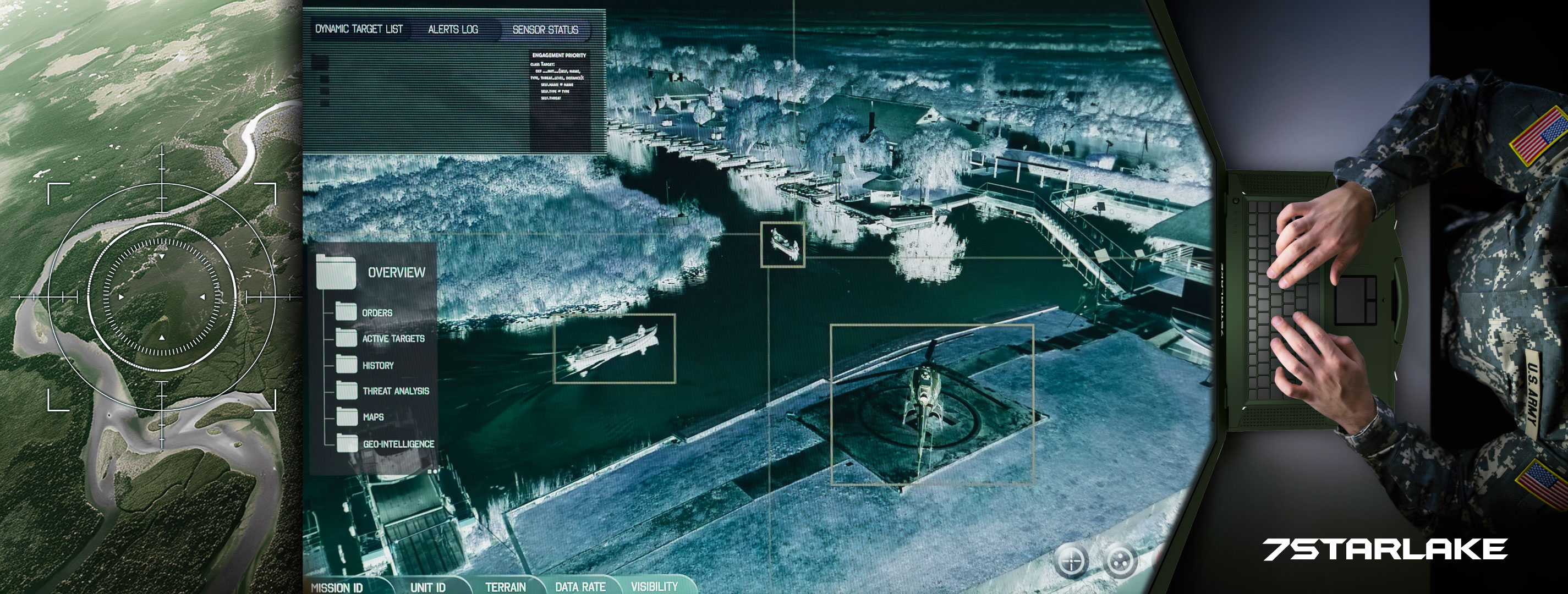 RF intelligence with 7STARLAKE Laptop
