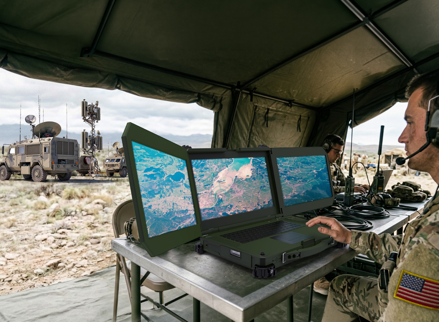 Triple Displays for Mission-Critical Operations