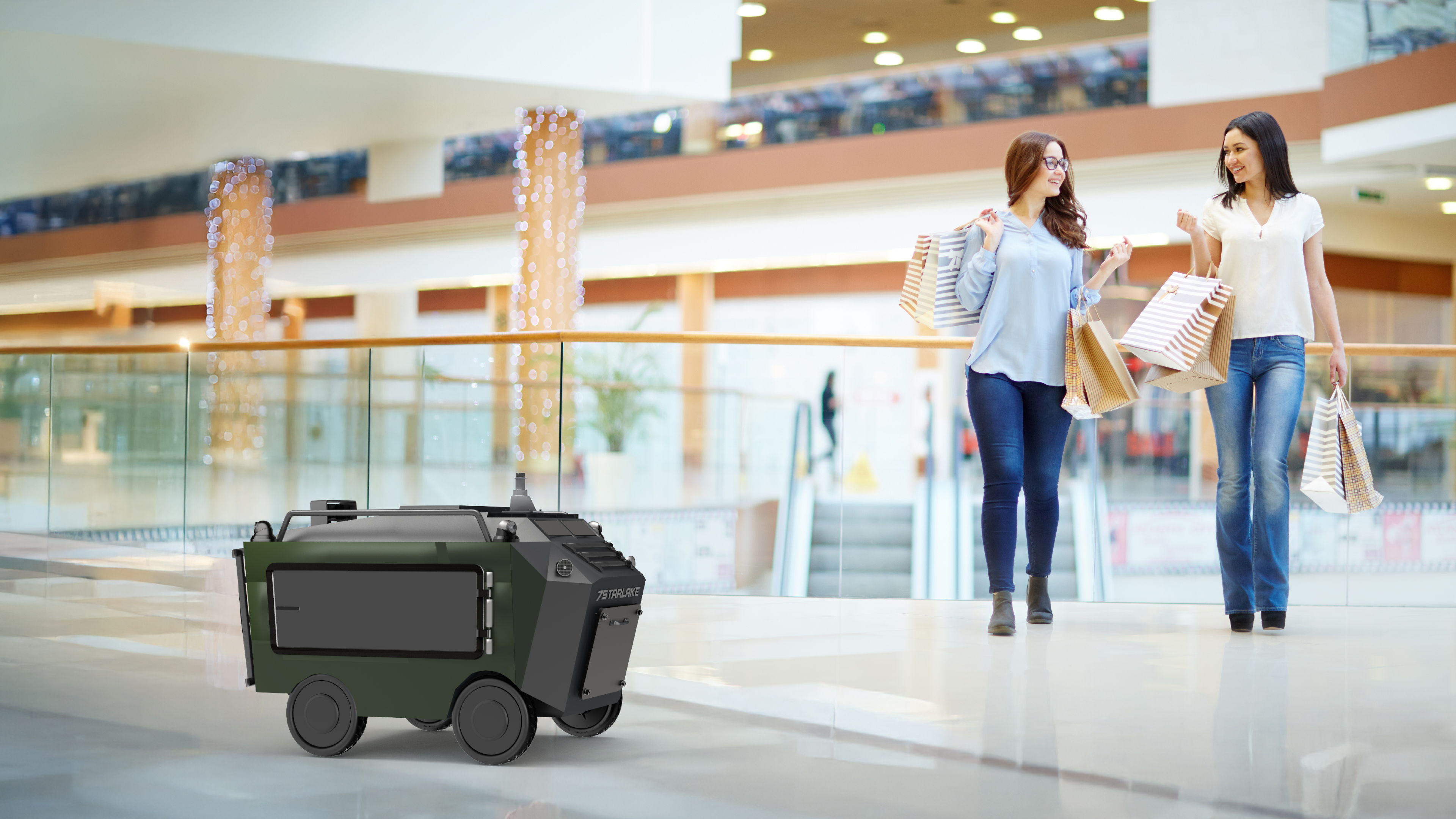 Autonomous Patrol Vehicle for Modern Retail Space
