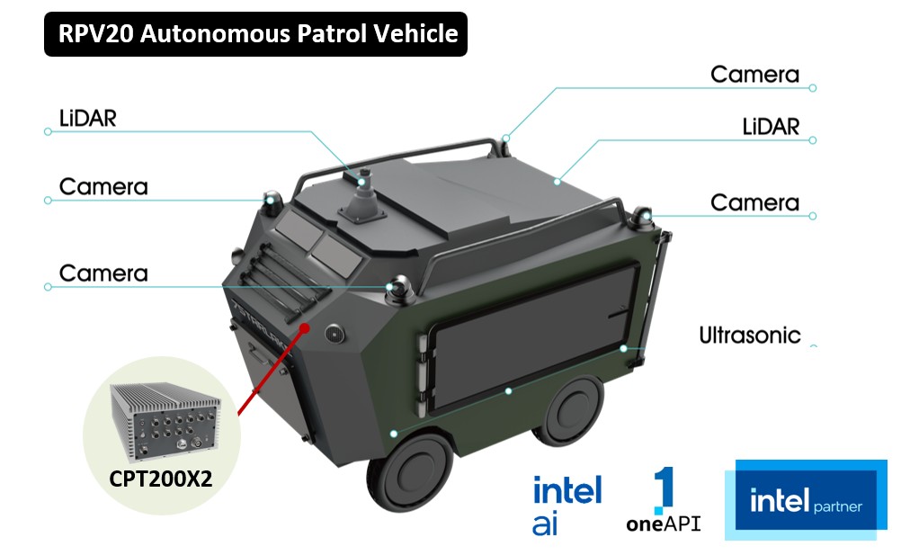 RPV20 Autonomous Patrol Vehicle with CPT200X2