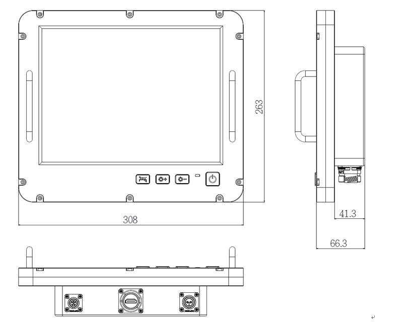 SKY12-P04 Dimensions