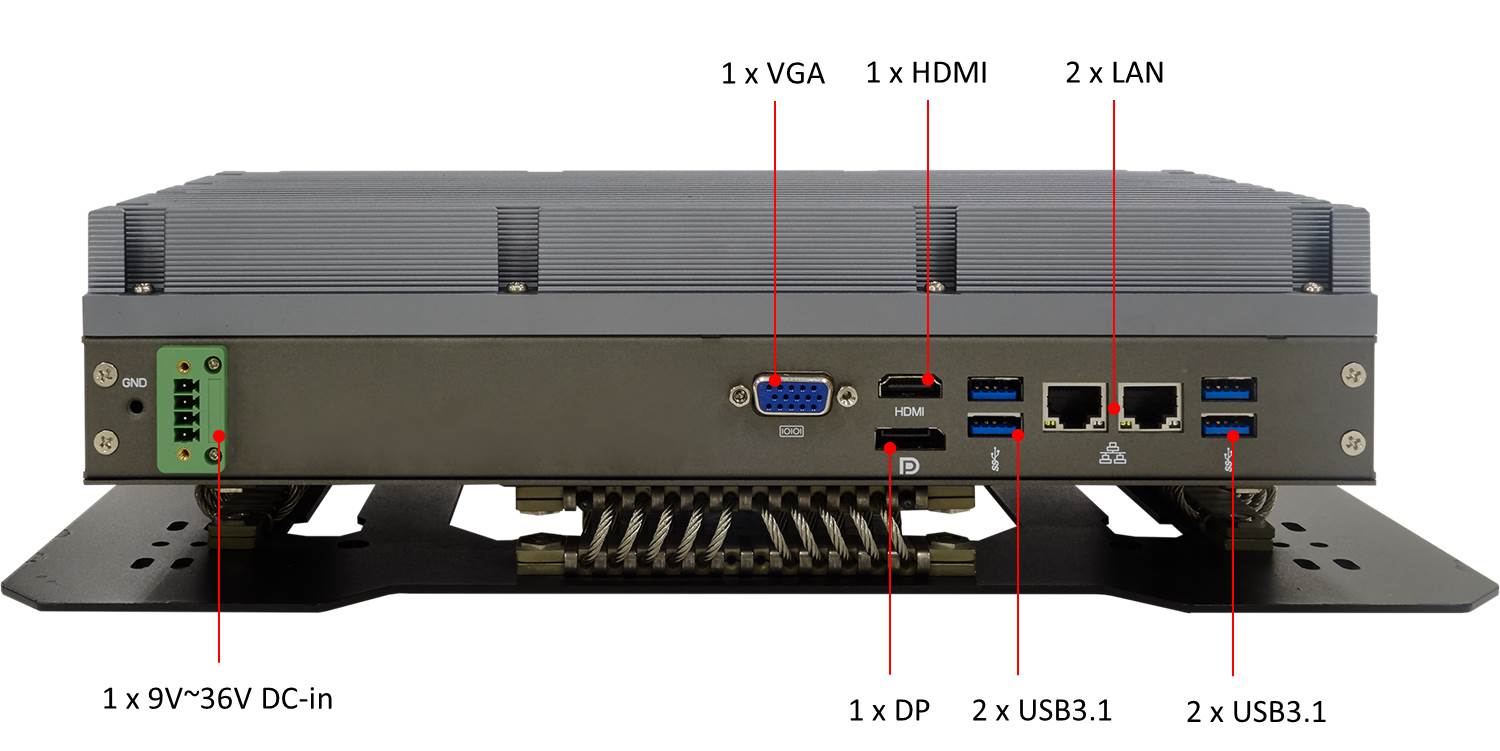fanless i7-8850H computer