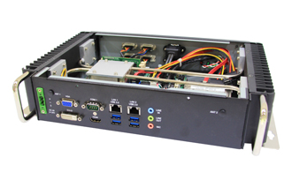 Procedure: The thermal pad is placed directly on top of the CPU die to create a tight connection between the two. The custom made heat spreader, with four semi-circle trails precisely CNC milled, houses the four pure copper heat pipes securely. The top layer is a flat aluminum heat sink that can achieve the most effective heat dissipation solution.