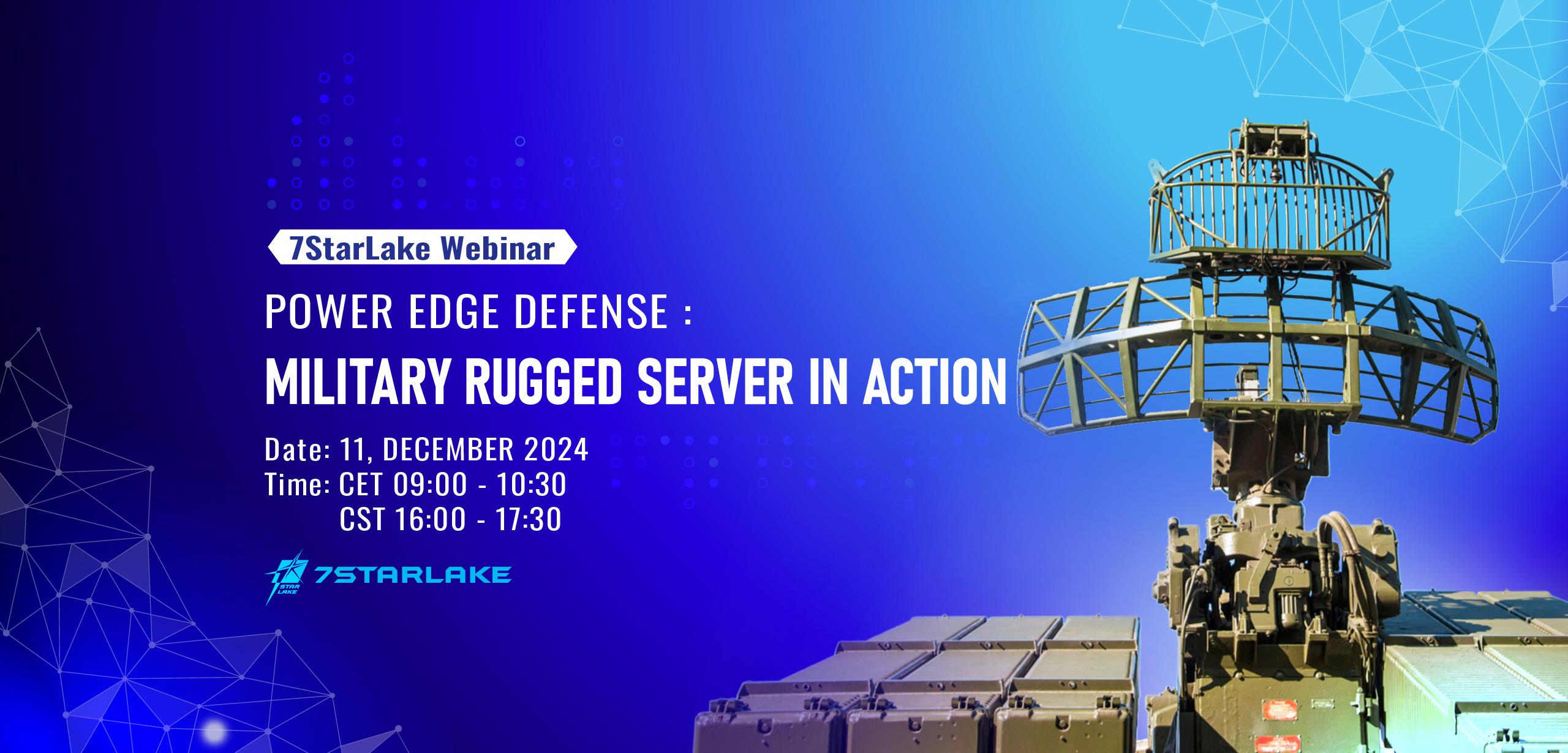 MILITARY RUGGED SERVER IN ACTION
