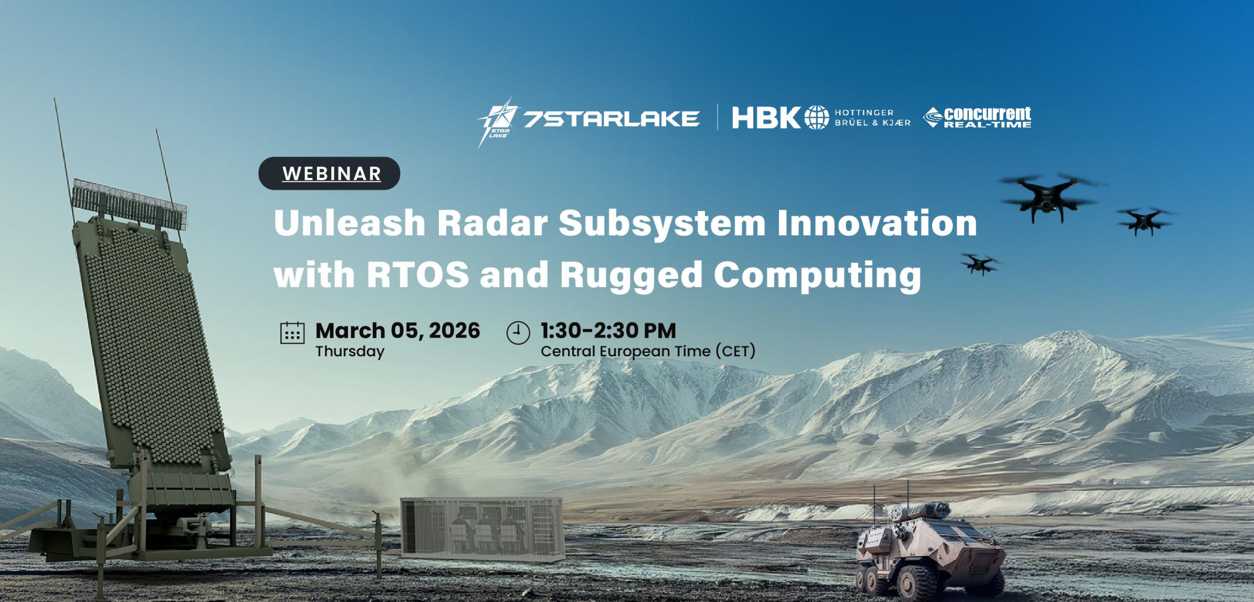 [Webinar] Unleash Radar Subsystem Innovation with RTOS and Rugged Computing