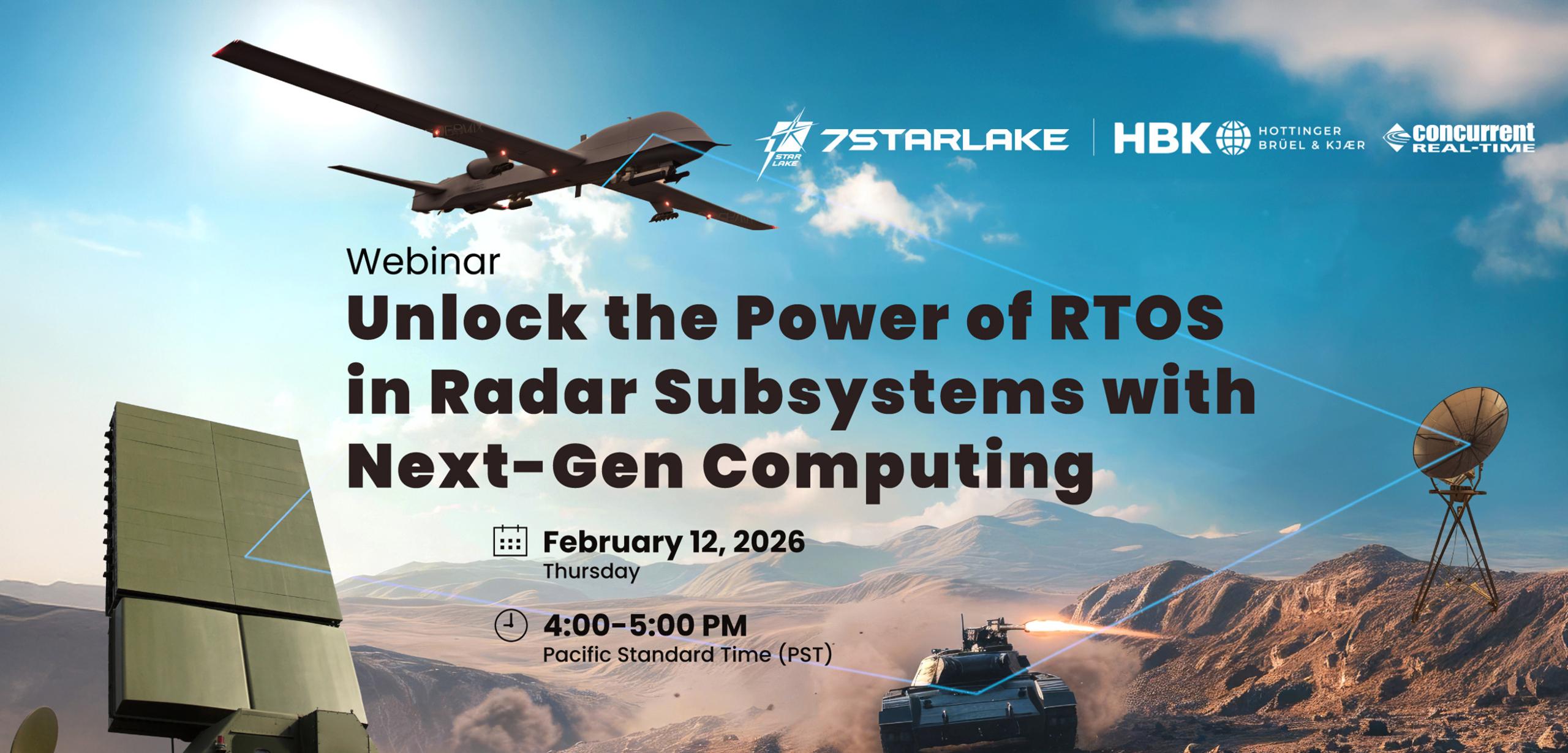 [Webinar] Unlock The Power Of RTOS In Radar Subsystems with Next-Gen Computing