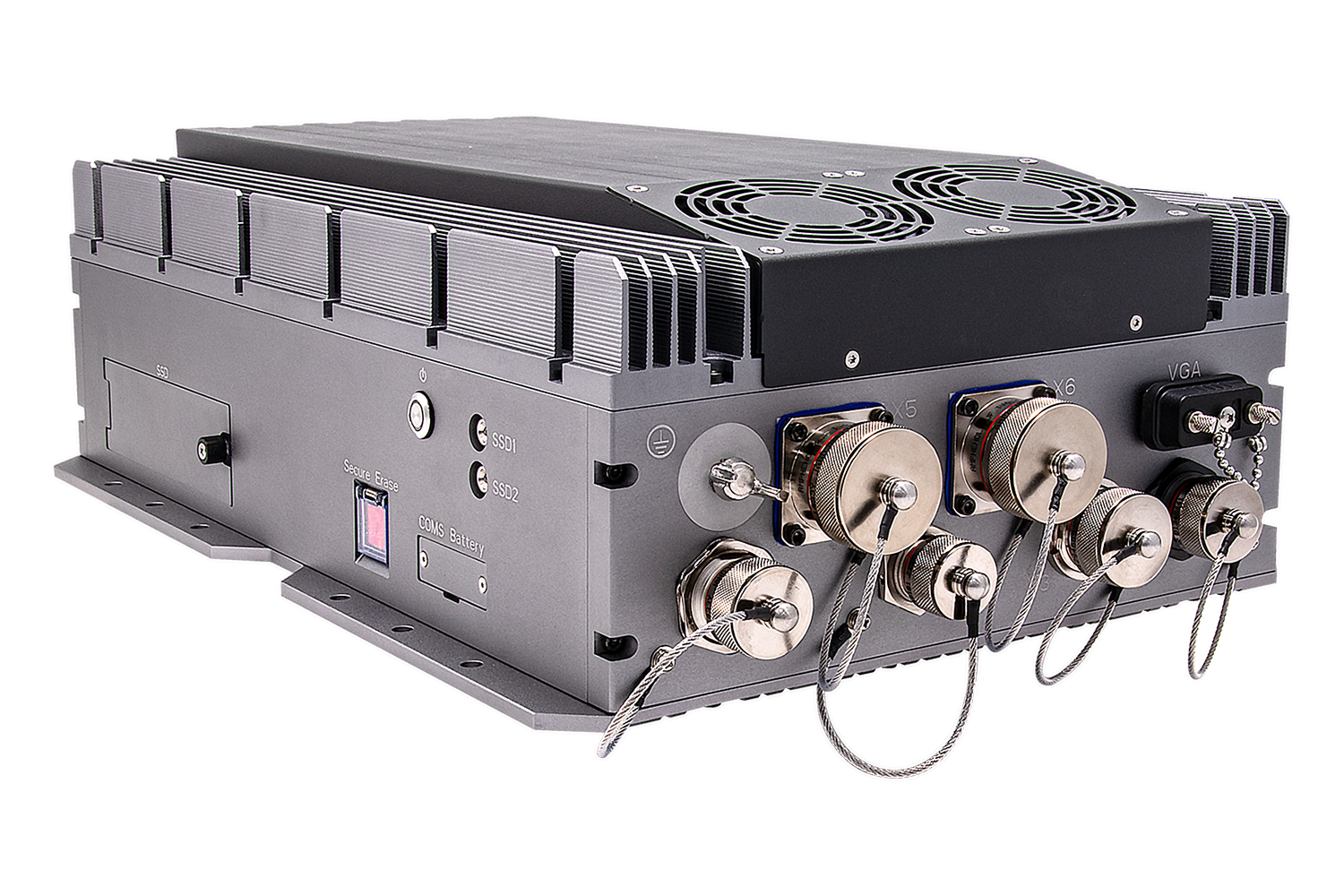 SR800-D21 Xeon D MXM-GPU Rugged Server 