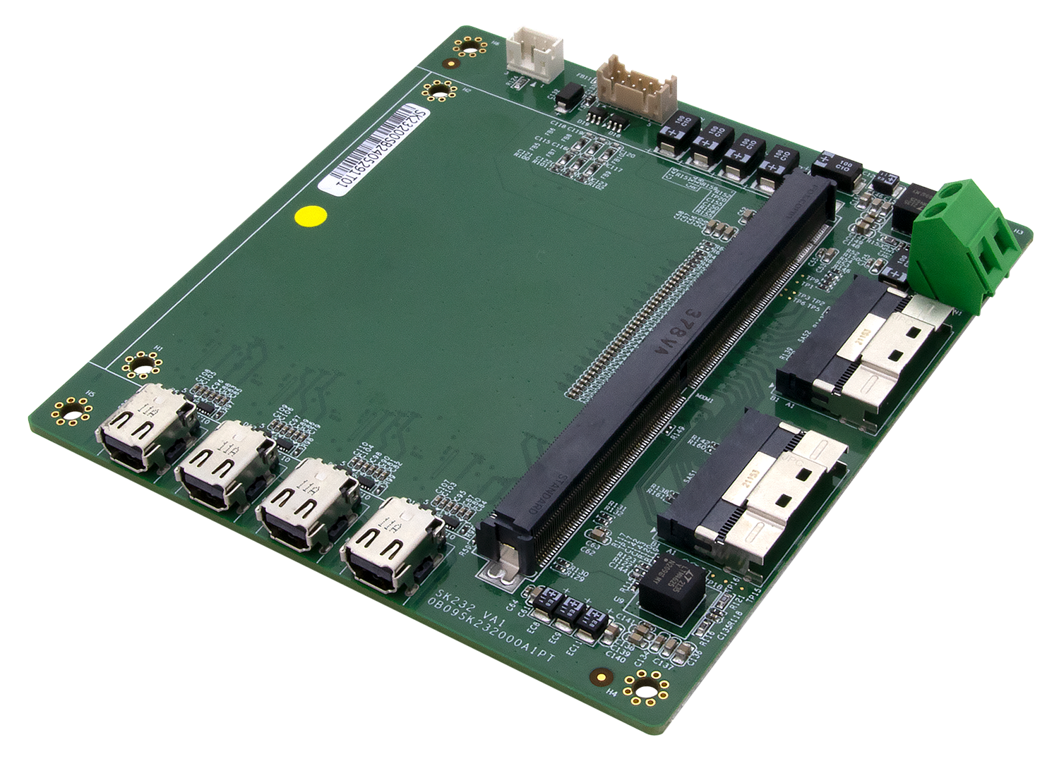PCIe/104 expansion card SlimSAS x 8 to MXM carrier board