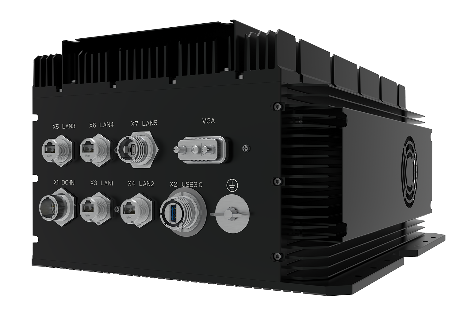 IP65 Military Xeon® 6 Granite Rapids D, 32C, 100G QSFP28 MXM RTX5000 GPU Server 