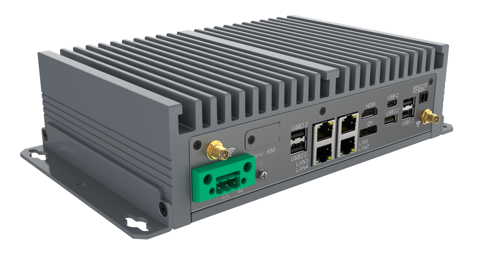 CPT100 Fanless In Vehicle Computer Meteor Lake-U