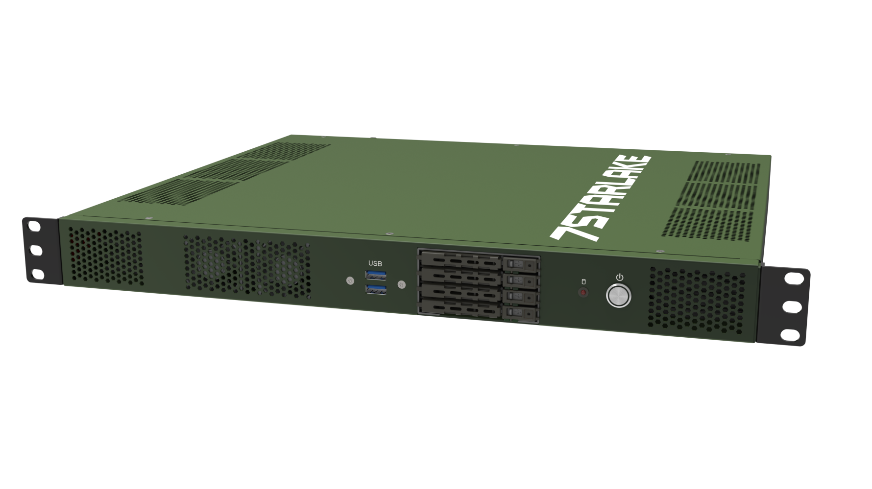 ROC230-DC_1U Short Depth with XEON D1700 Rugged Server