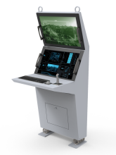 MILCON-200 Dual Displays Military Console