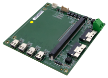 PCIe/104 expansion card SlimSAS x 8 to MXM carrier board