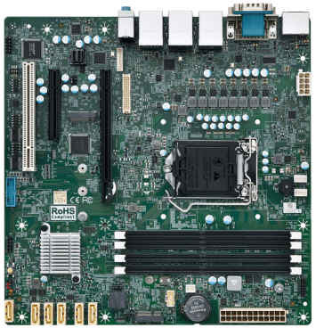 INS8266A Micro-ATX Form Factor Intel® 10th Gen. Core™ i9/i7/i5/i3 processors