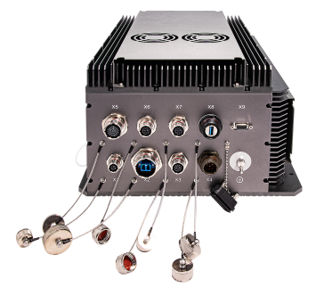 AV800-D27-A45S4 Ice Lake Xeon D-2796NT 20 Core IP65 GPU Server 