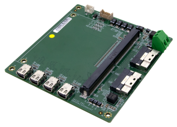 PCIe/104 expansion card SlimSAS x 8 to MXM carrier board