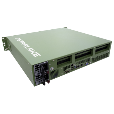Intel 4/5th XeonSP 2U Military Rugged HPC-front